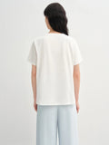 Flattering Summer Embroidered T-Shirt