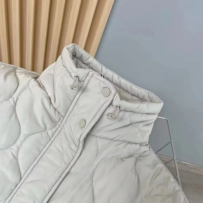 Women's Zip-up Vest Padded Jacket