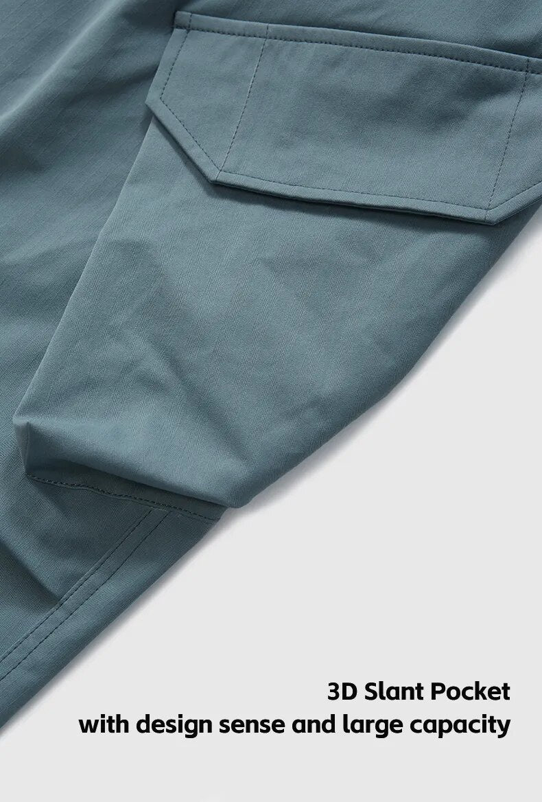 Pleated Baggy Cargo Pants