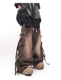 Vintage Streetwear Punk Wide Leg Denim Jeans