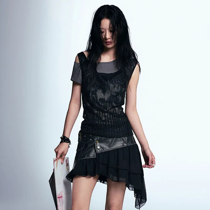 Boho Chic Layered T-Shirt