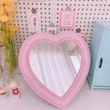 Y2K Heart Shaped Mirror