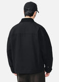 Vintage Metal Buckle Loose Bomber Jacket