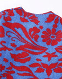 Vintage Flower Knitting Sweater