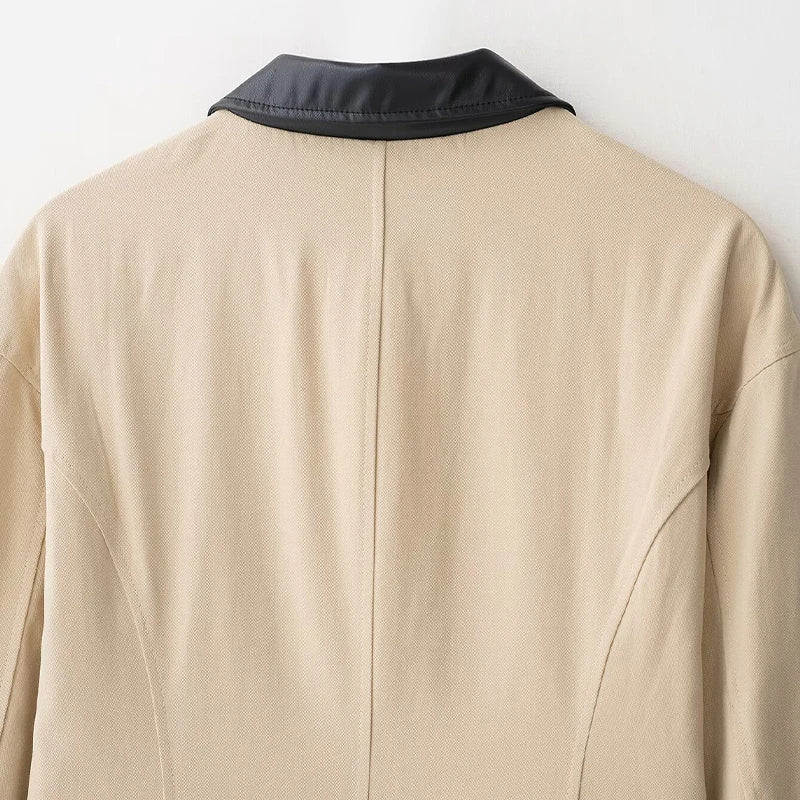 Men's Durable Slim Fit Zipper Lapel Jacket