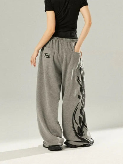 Jazzy Printed Hip Hop Dance Sweatpants