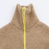 Versatile Colorful Decorative Layered Fur Jacket
