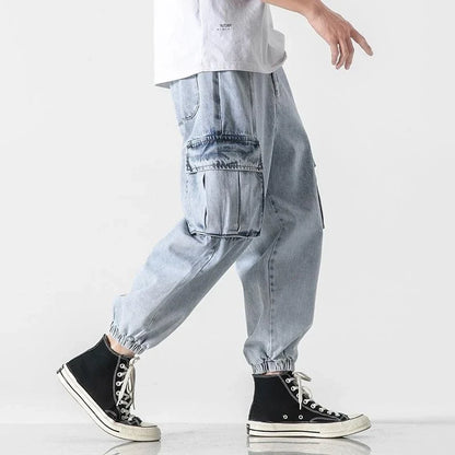 Durable High Street Cargo Denim Jeans