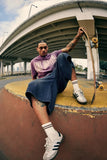American Streetwear Two Tone Washed Denim Jorts