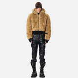 Luxury Personalized Pattern Faux Fur Jacket