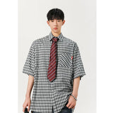 Men's Cool Stylish Plaid Short Sleeve Shirt
