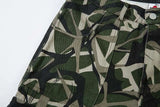 Streetwear Camouflage Loose Fit Printed Cargo Pants