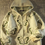 Y2k Butterfly Vintage Zip-up Hoodie