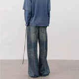 Trendy Curved Knife Denim Jeans
