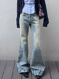 Vintage American Retro Blue Denim Jeans
