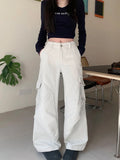 Women's Modern Wide-Leg Cargo Pants