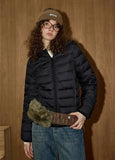 Ultra Warm Reversible Down Hooded Puffer Jacket