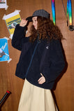 Y2K Stylish Embroidered Patchwork Furr Jacket