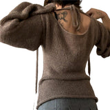 Vintage Streetwear Grunge Knit Pullover Sweater