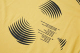 Finger Print Graphic Oversized T-shirt