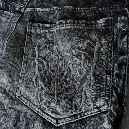 Gothic Retro Oversized Baggy Fit Jeans