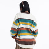 Striped Colorful Oversized Sweater