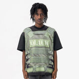 Streetwear High-Street Vest Printed T-Shirt