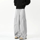 Comfortable Drape Solid Color Wide Pants