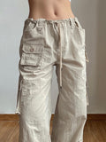 Patchwork Light Khaki Cargo Pants