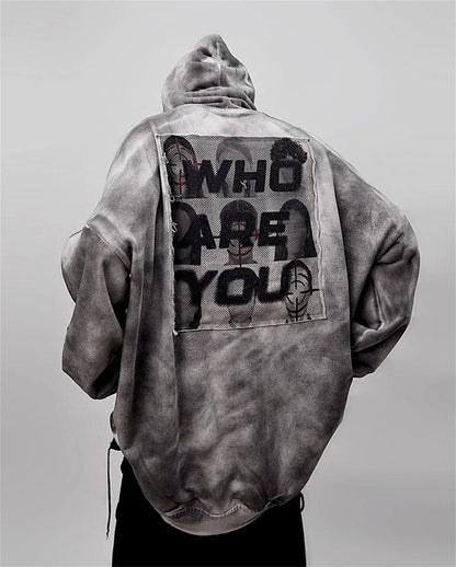 Stylish & Snug Tie Dye Oversized Hooded Sweatshirt