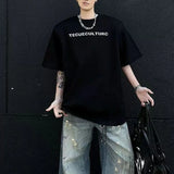 Embroidered Retro Short Sleeve T-Shirt