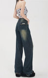 Women Streetware High Waist Wide Leg Jeans