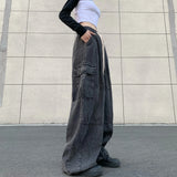 Y2K Effortless Wide Leg Cargo Jeans
