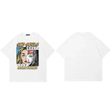 Colorful Japanese Style Cartoon Graphic T-Shirt