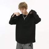 Zipper Neck Pullover Sweatshirt