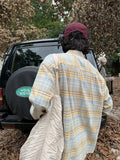 Vintage Plaid Long Sleeve Shirt