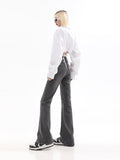 High Waist Flare Retro Denim Pants