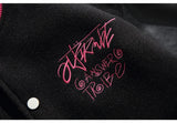 Stadium Award Letter Embroidery Varsity Leather Jacket