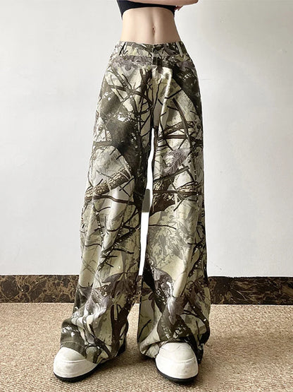 Effortless Cool American Style Loose Pants