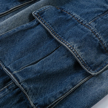 Explorer's Cargo Denim Jeans
