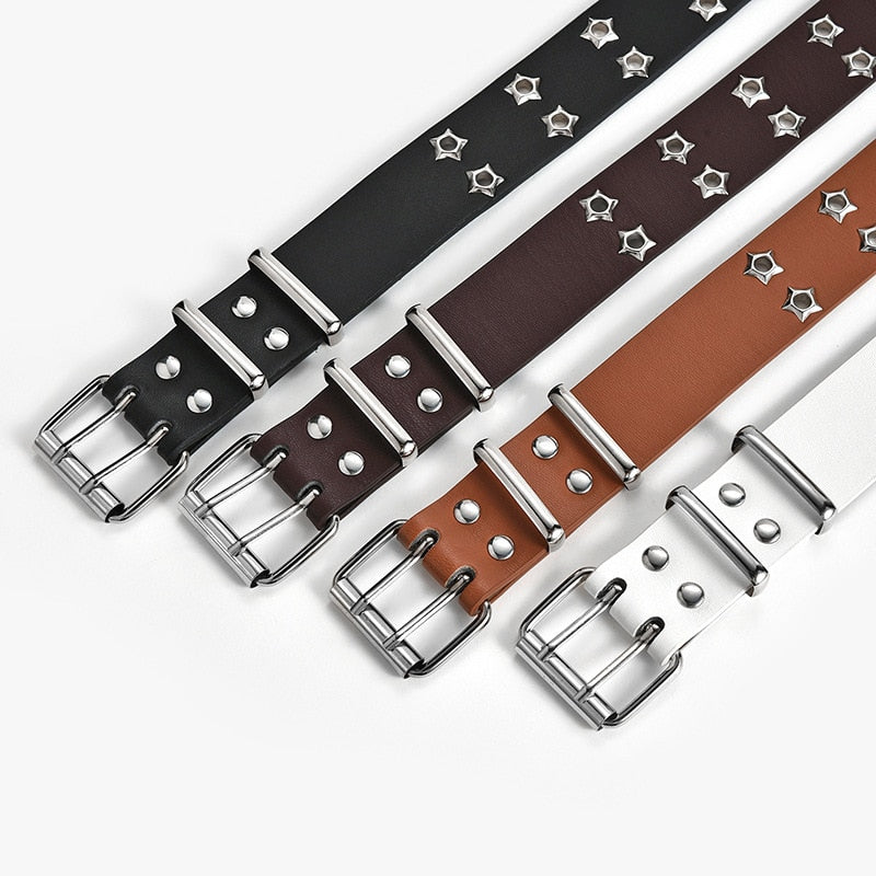 Star Rivet Belt Goth