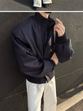 Cool Trendy Oversized Stand Up Collar Jacket