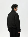 Trendy Elegant Suede Double Layer Jacket