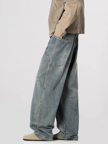 Trendy Loose Straight Jeans