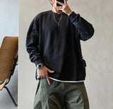 Vintage Hip Hop Fake Two-Piece Sweatshirt