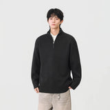 Cozy Trendy Ribbed Mock Neck Sweater