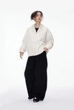Cozy Stand Collar Warm Knit Cardigan