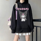 Spring Cute Japanese Style Kuromi Hoodie