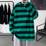 Striped Oversized Long Sleeve T-shirt