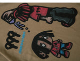 Spilling Water Cartoon Print T-shirt